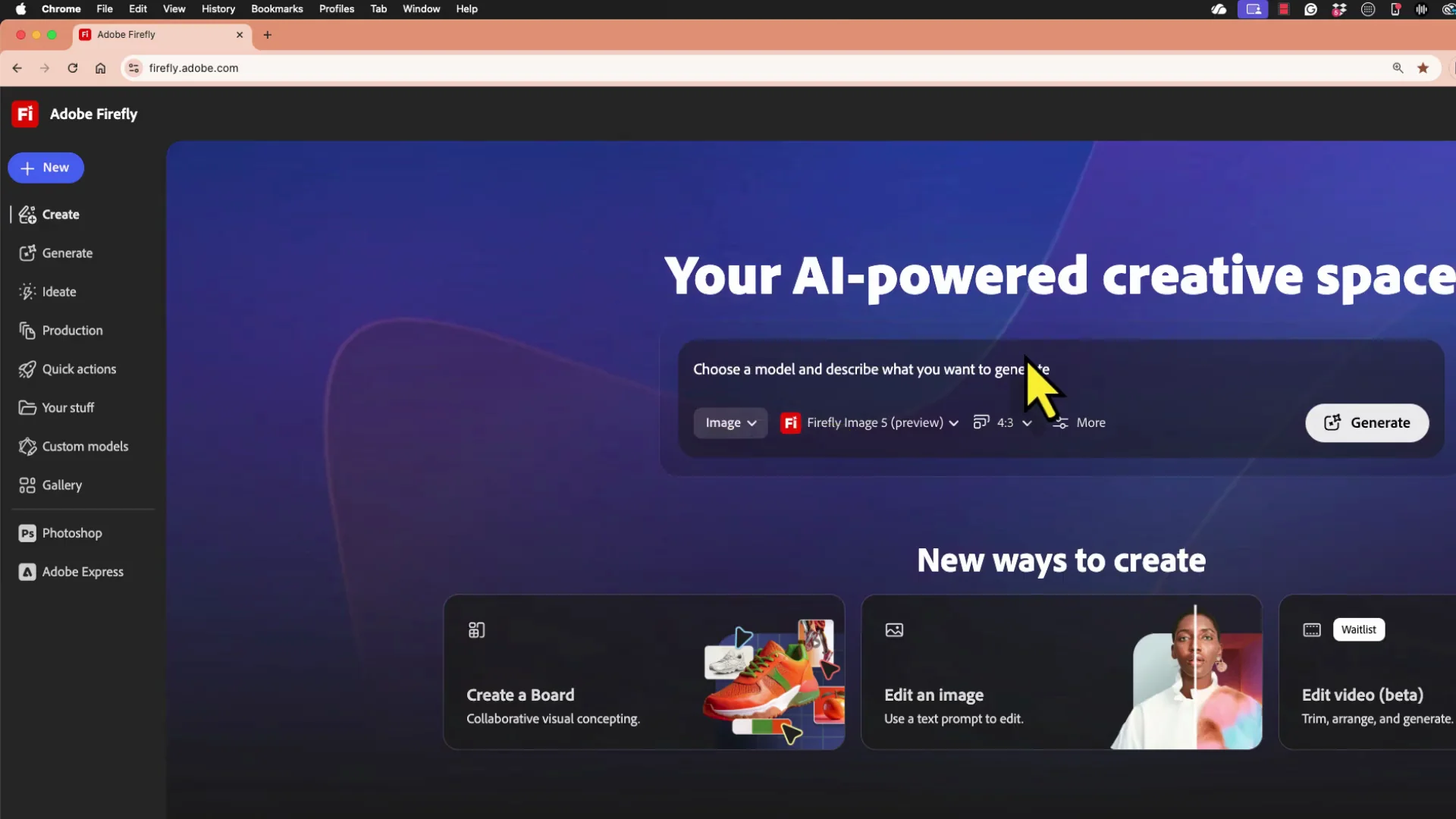 How to Use Adobe Firefly: Beginner-Friendly AI Image Tutorial screenshot 1