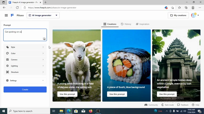 Freepik AI Image Generator: Beginner’s Guide for Designers screenshot 2