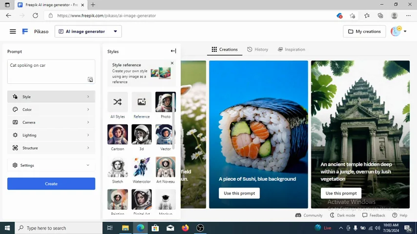 Freepik AI Image Generator: Beginner’s Guide for Designers screenshot 3