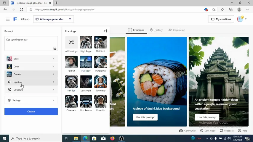 Freepik AI Image Generator: Beginner’s Guide for Designers screenshot 4