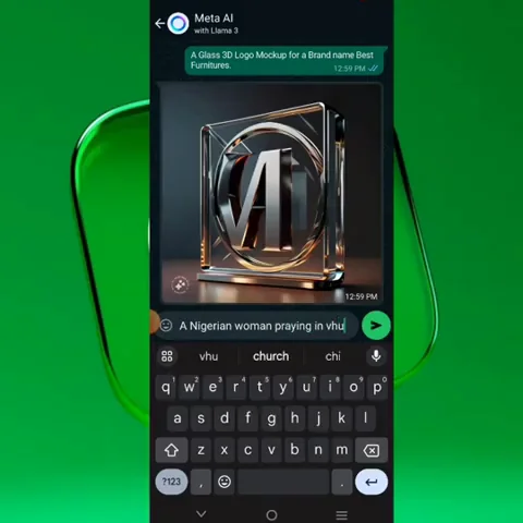 Meta AI on WhatsApp: Quick Guide to Generating Images screenshot 12