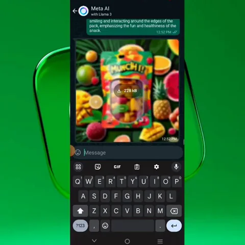 Meta AI on WhatsApp: Quick Guide to Generating Images screenshot 4