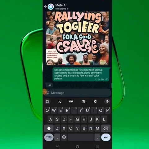 Meta AI on WhatsApp: Quick Guide to Generating Images screenshot 8