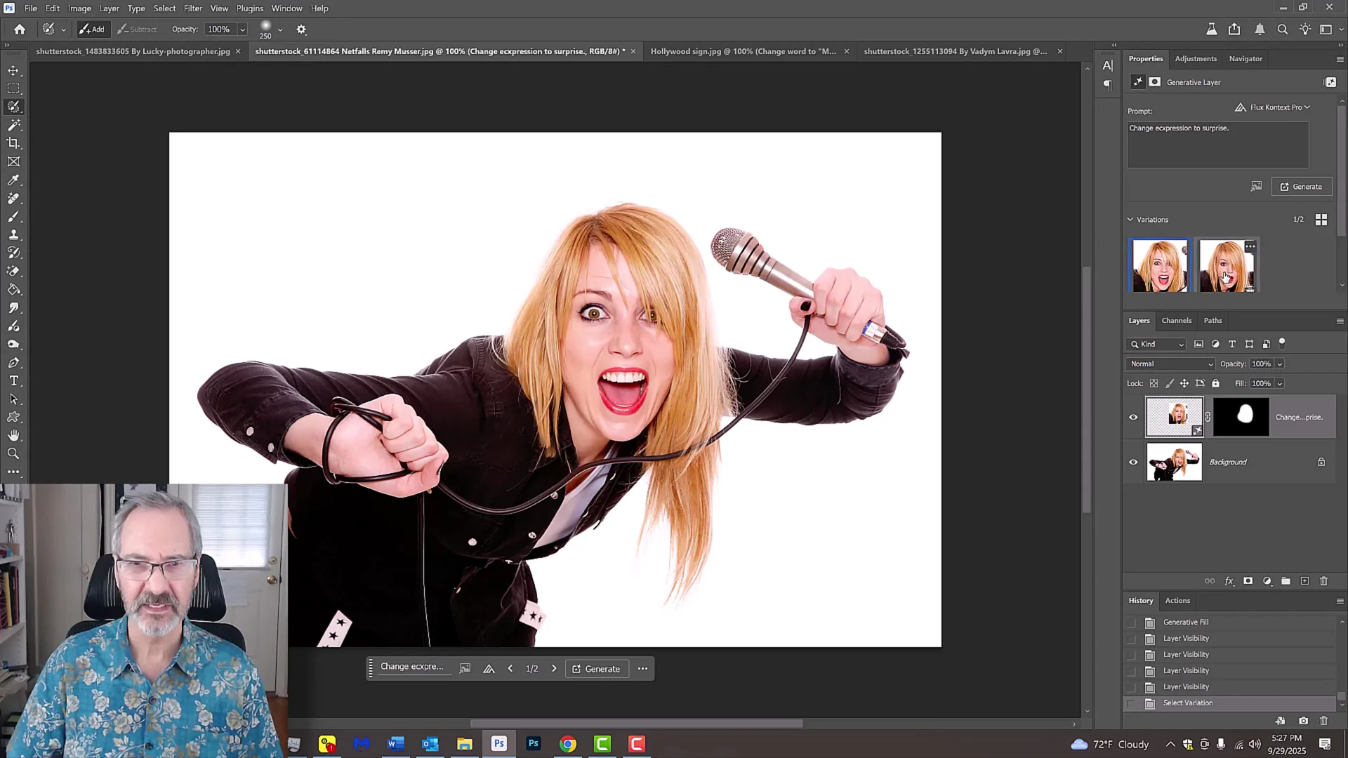 Photoshop AI Face-Off: Nano Banana vs Flux Kontext Pro screenshot 25